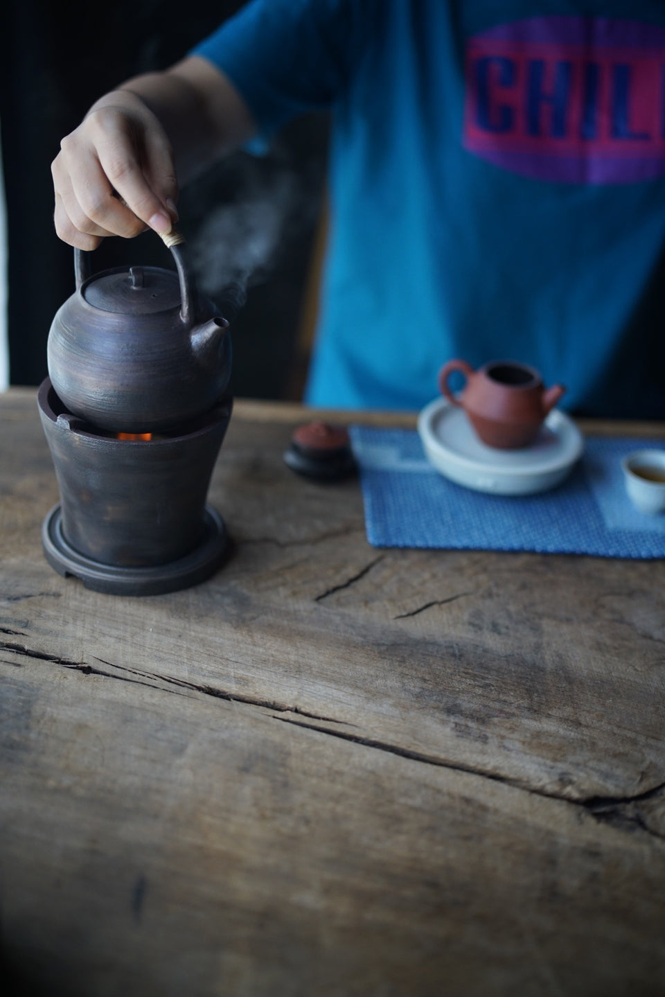 Black or White Fenglu Kettle Stove