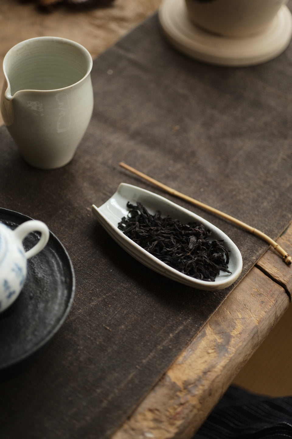 Melon-Grooved Cha Ze Tea Holder
