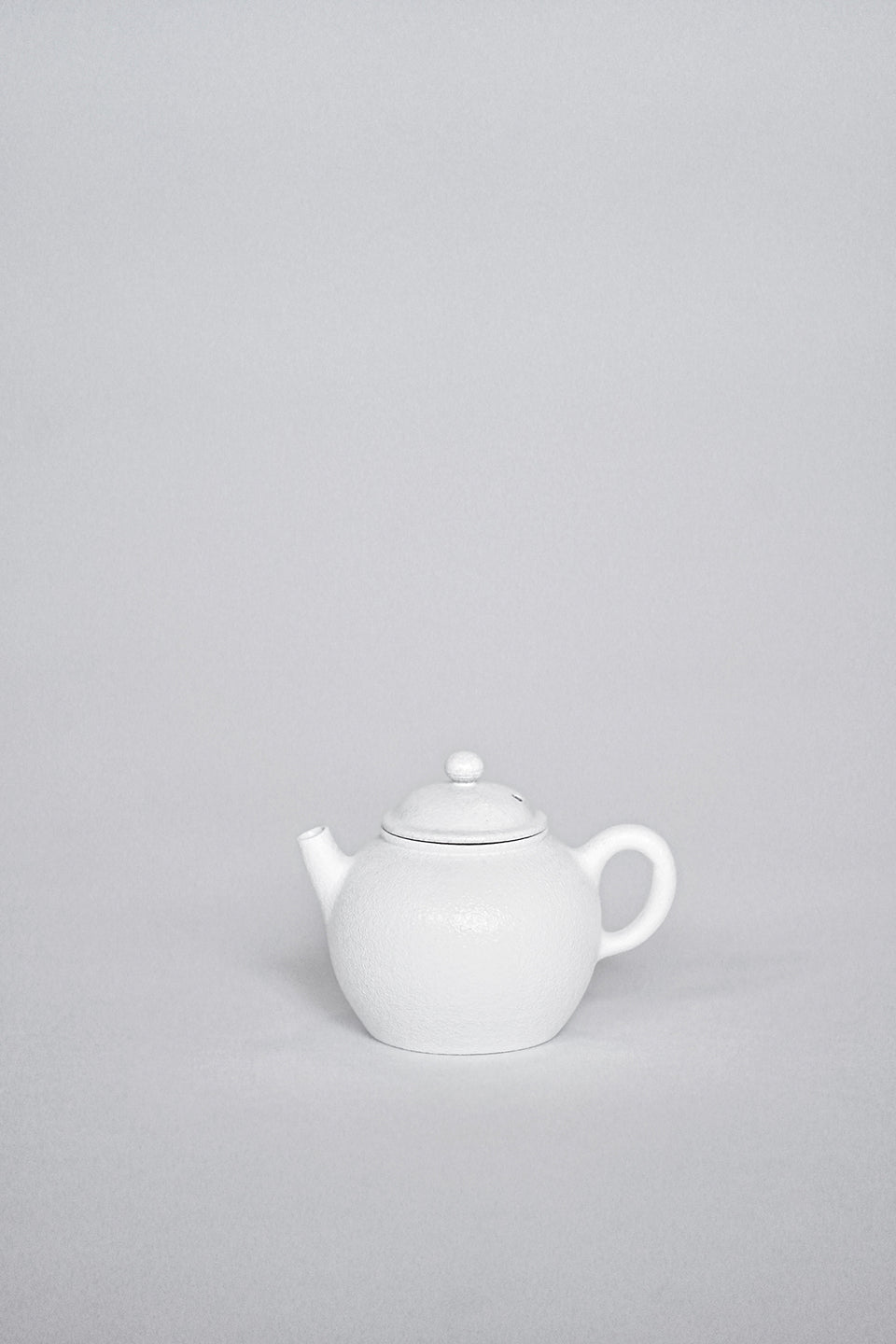 Matte White "Egg-Shaped" Teapot