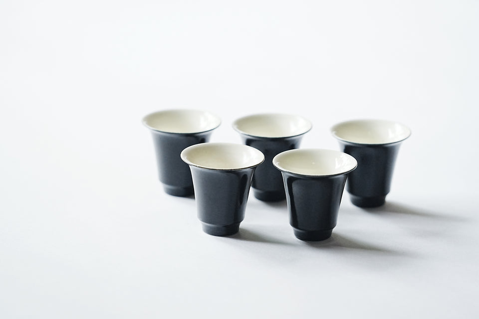 Blcak and White Gongfu Tea cup