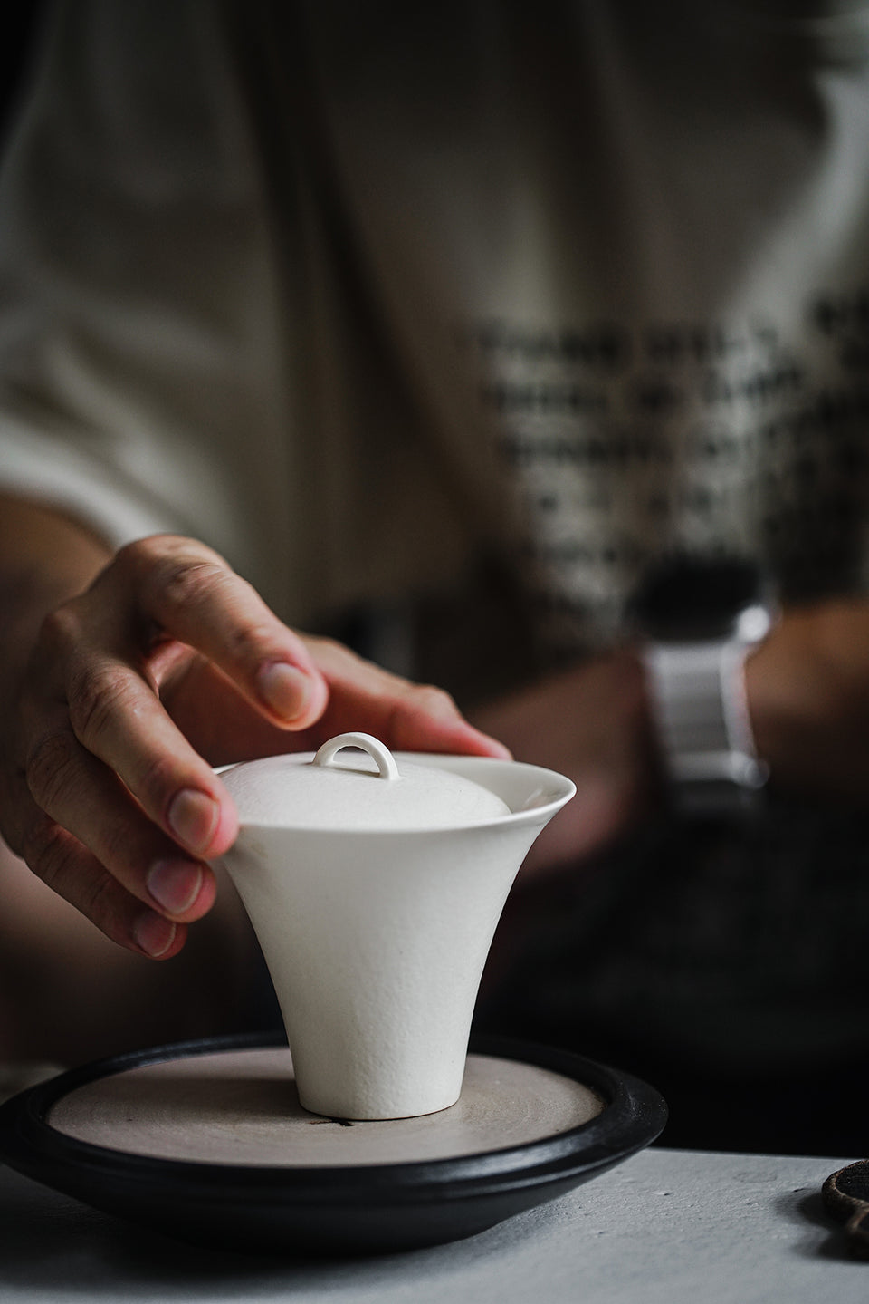 White Vortex Gaiwan