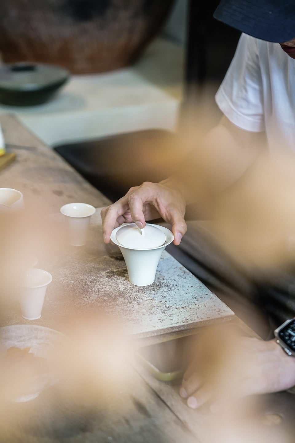 White Vortex Gaiwan