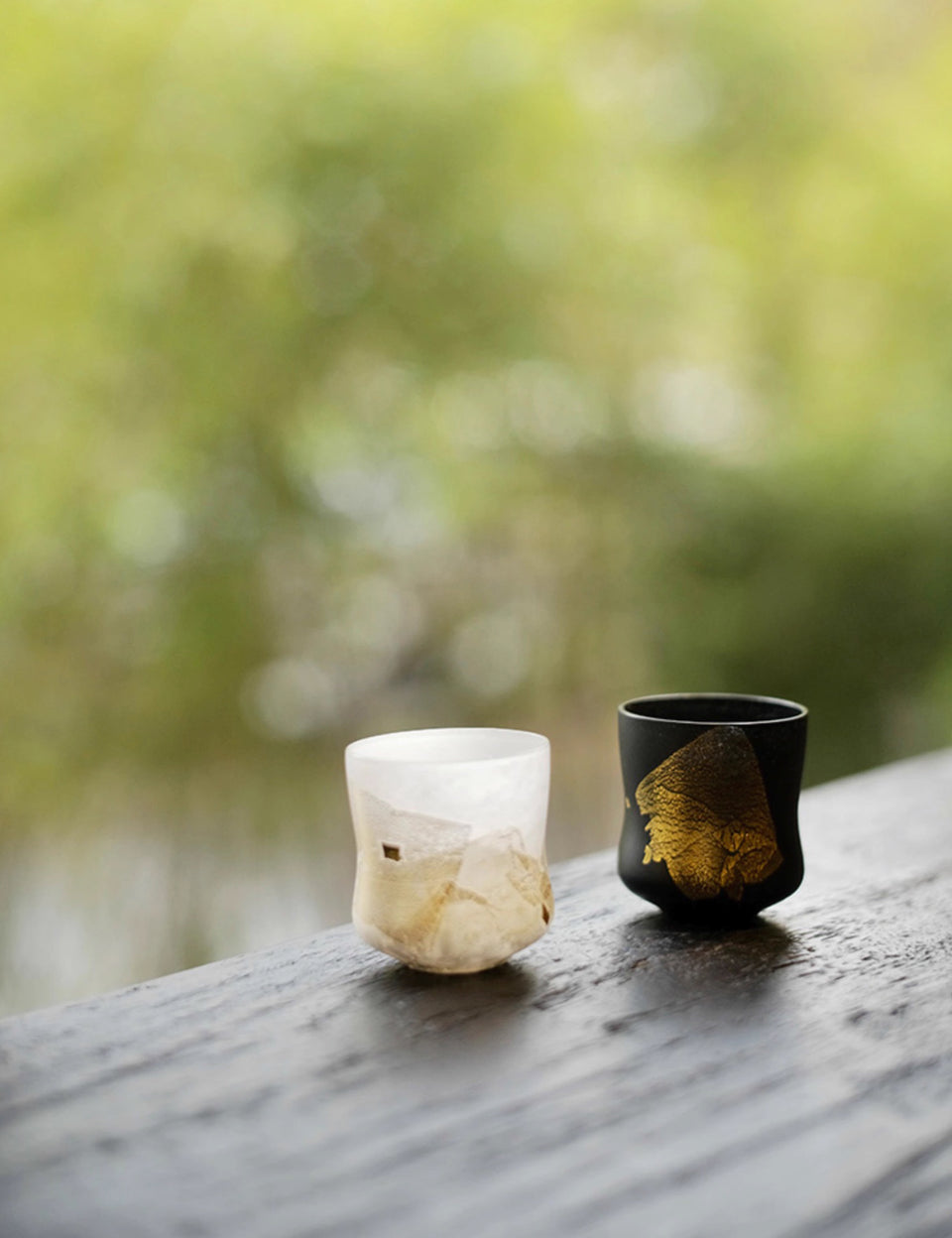 Winter Frost Master Cup by Qin Glass
