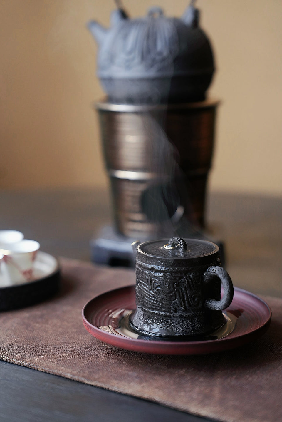 Gold Glaze One-Piece Fenglu Stove