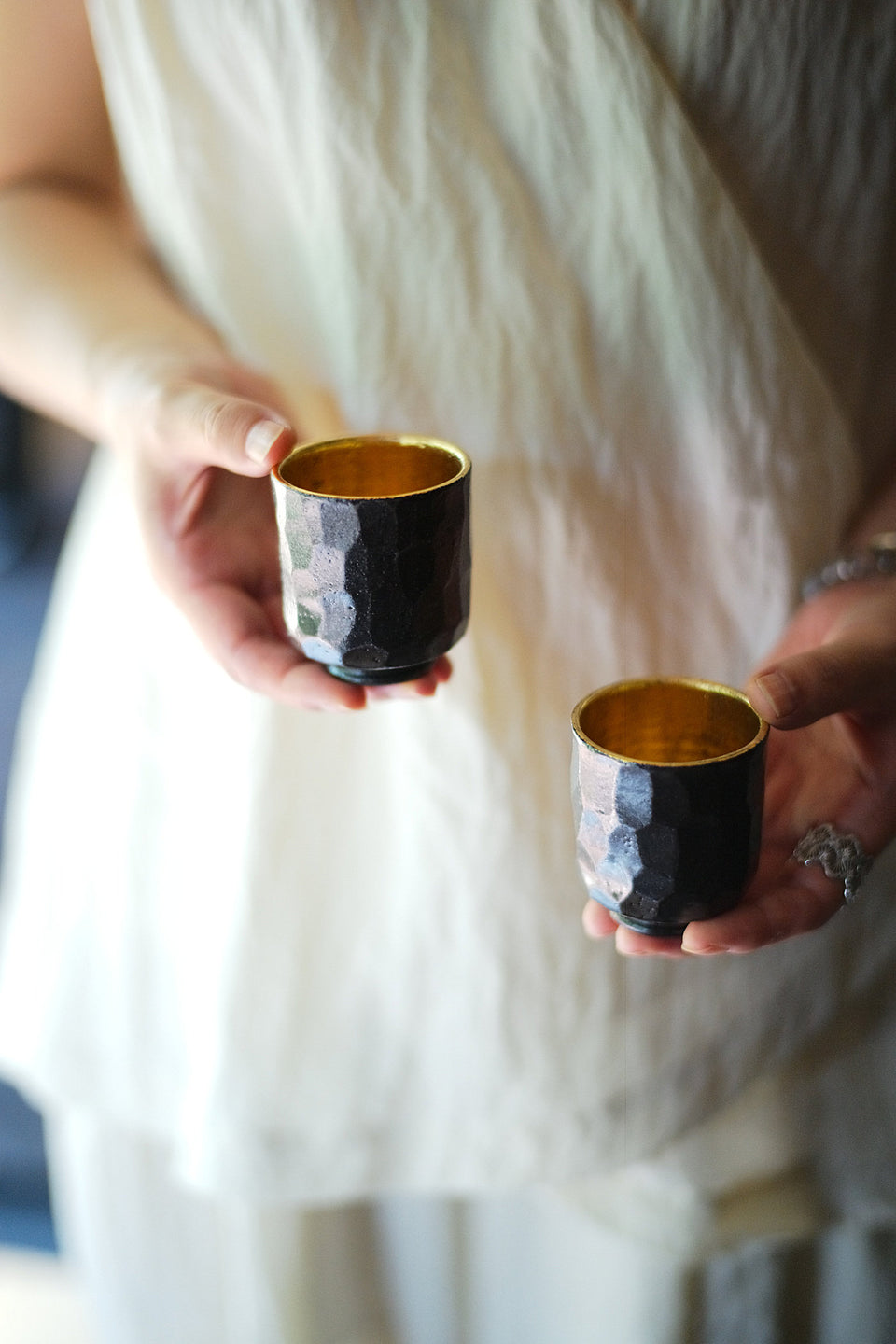 Faceted Onyx Host Cup by Chengwei