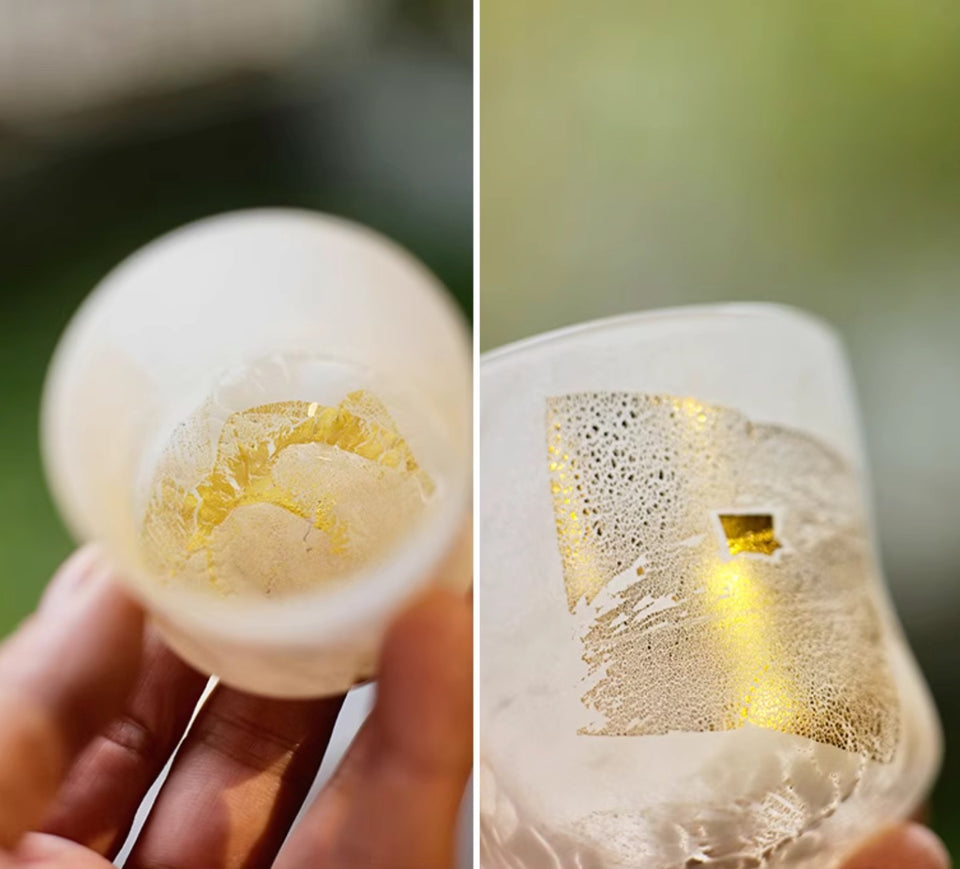 Winter Frost Master Cup by Qin Glass