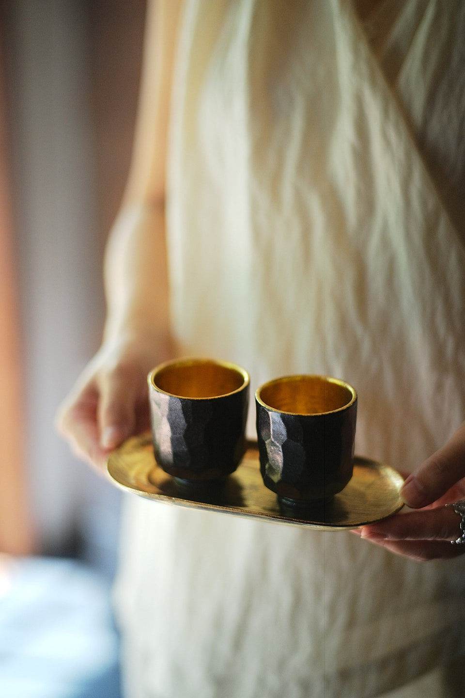 Faceted Onyx Host Cup by Chengwei
