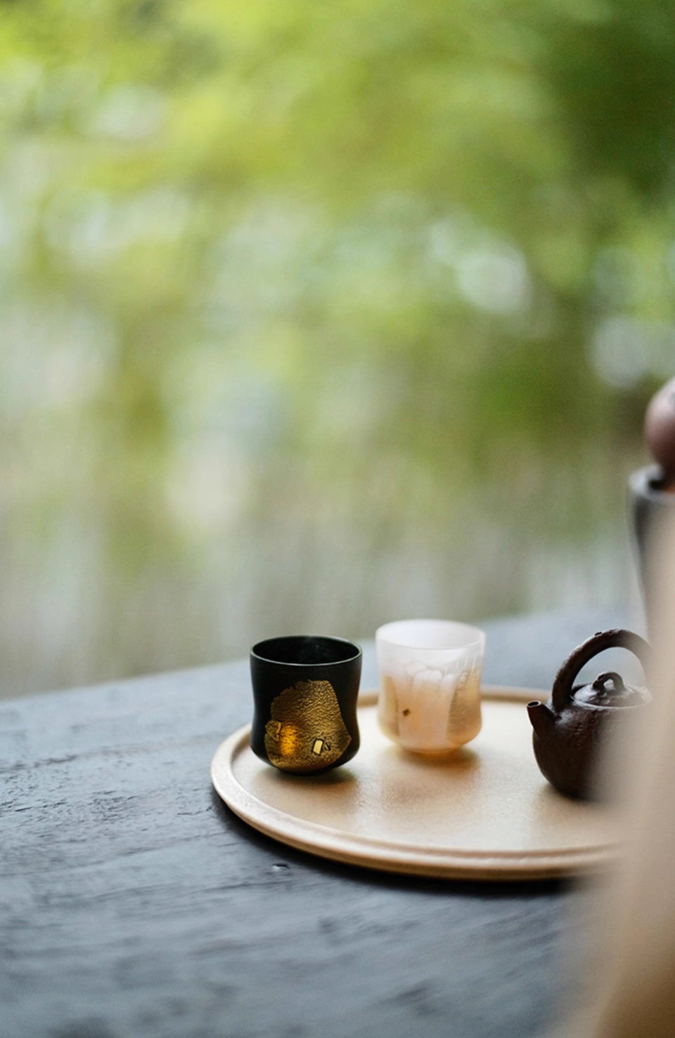 Winter Frost Master Cup by Qin Glass