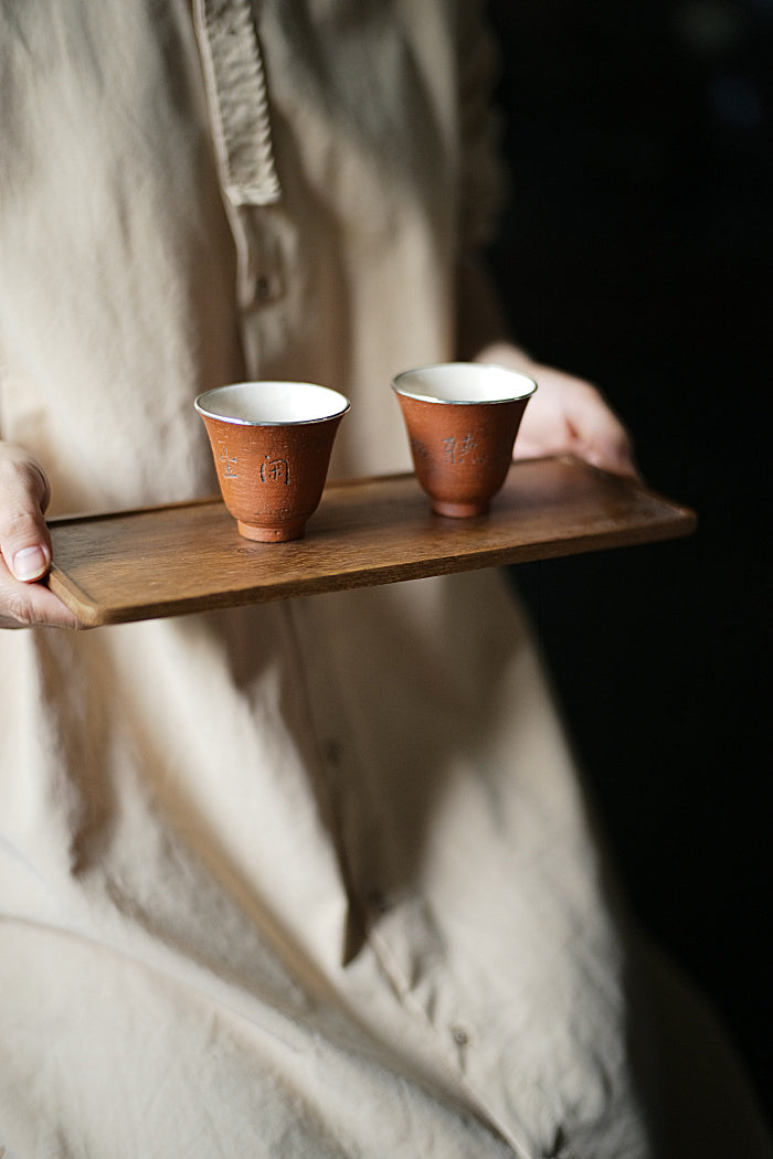 Bell-Shaped Hui Shan & Copper Host Teacup V2 by Cheng Wei