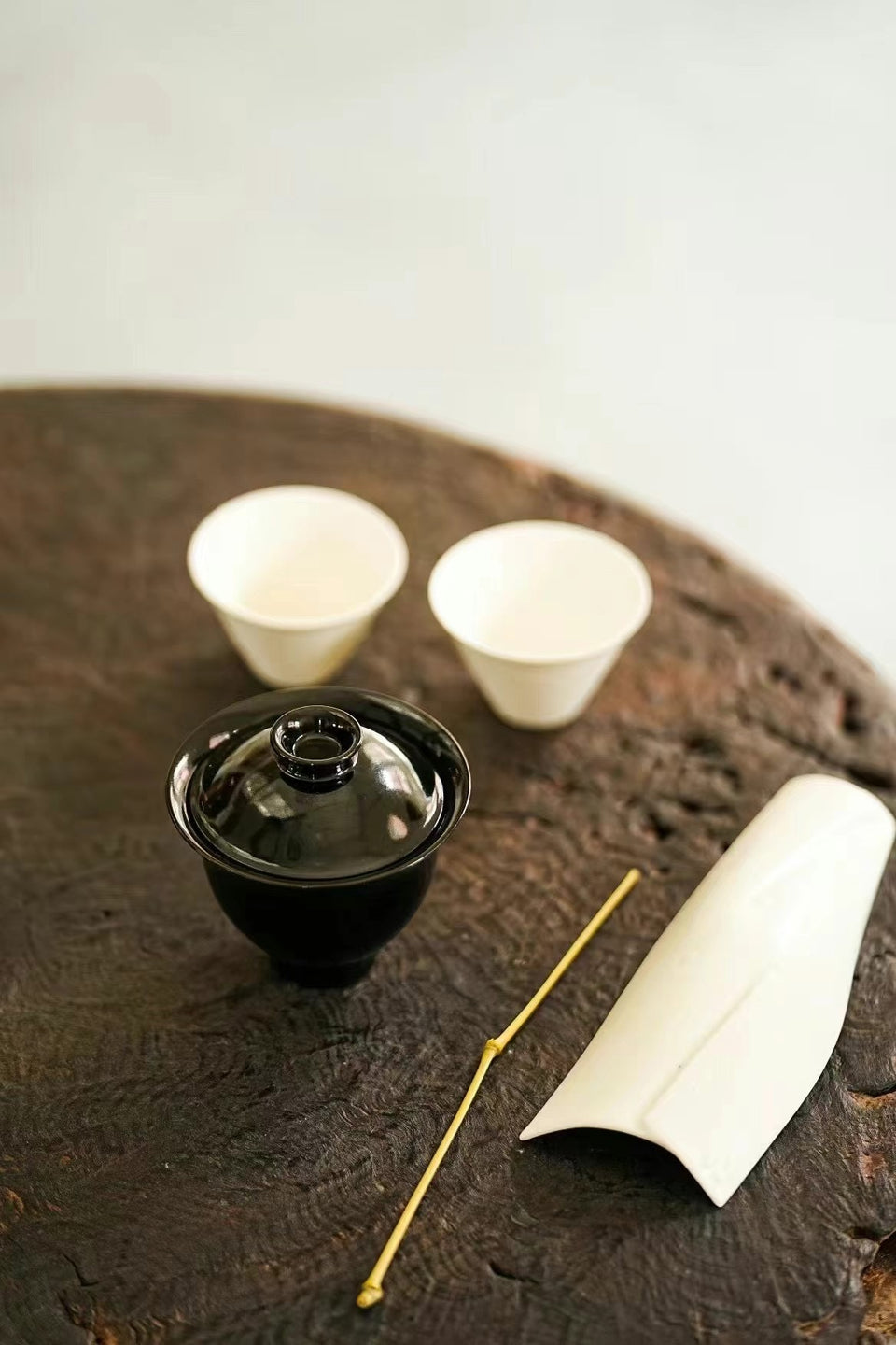 Simple Black Glazed Gaiwan – 120ml