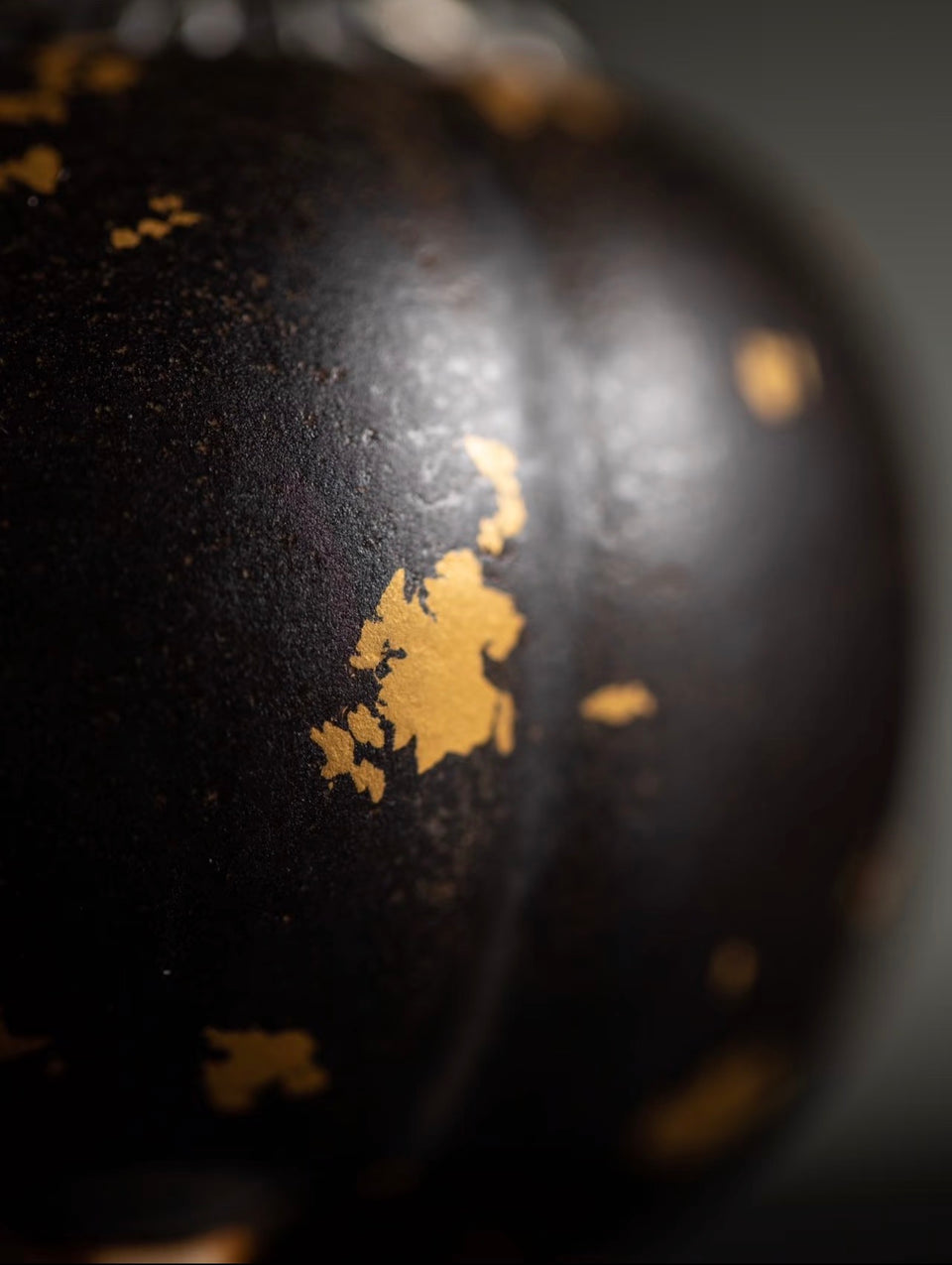 Gold-Sprinkled Pumpkin Incense Burner