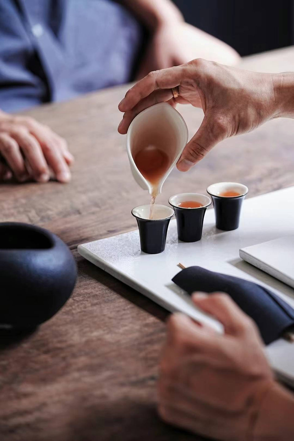 "单枞" (Dān cōng) Oolong Teacup, Set of 3