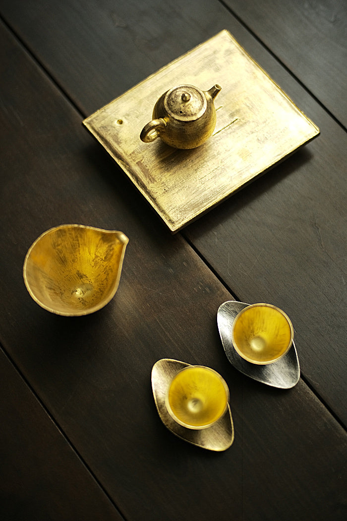 Precious Metal Glazed Douli Teacups