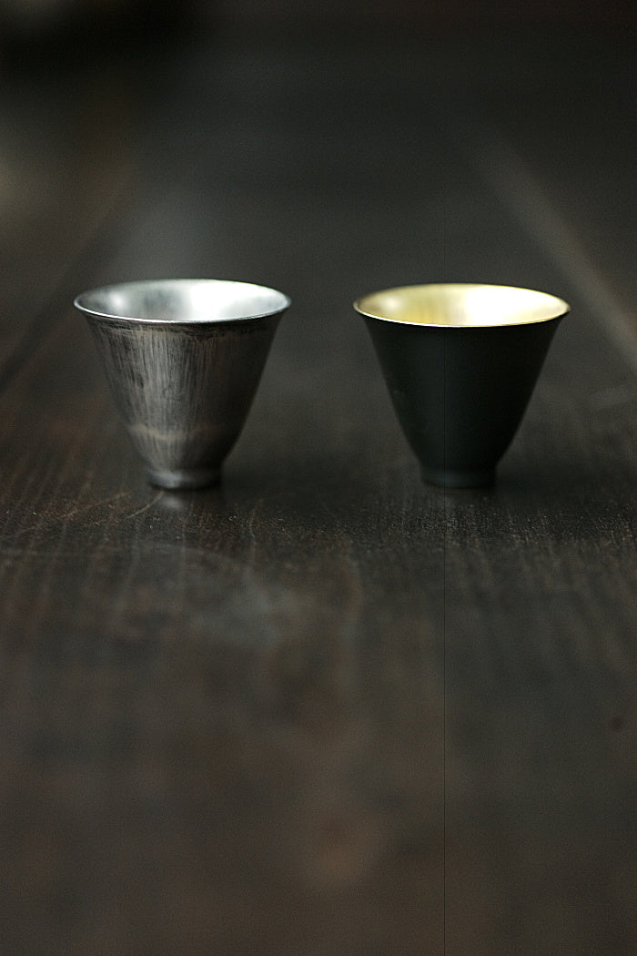 Precious Metal Glazed Douli Teacups