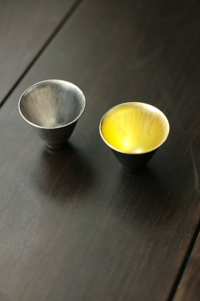 Precious Metal Glazed Douli Teacups