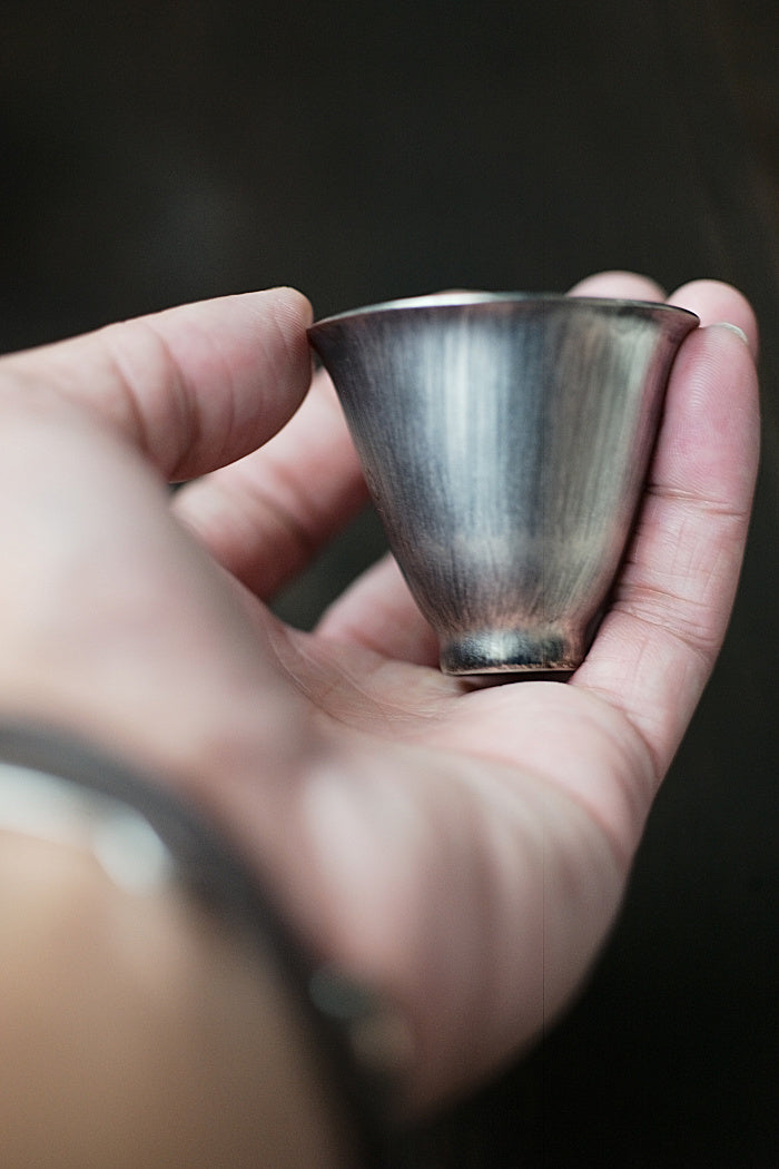 Precious Metal Glazed Douli Teacups