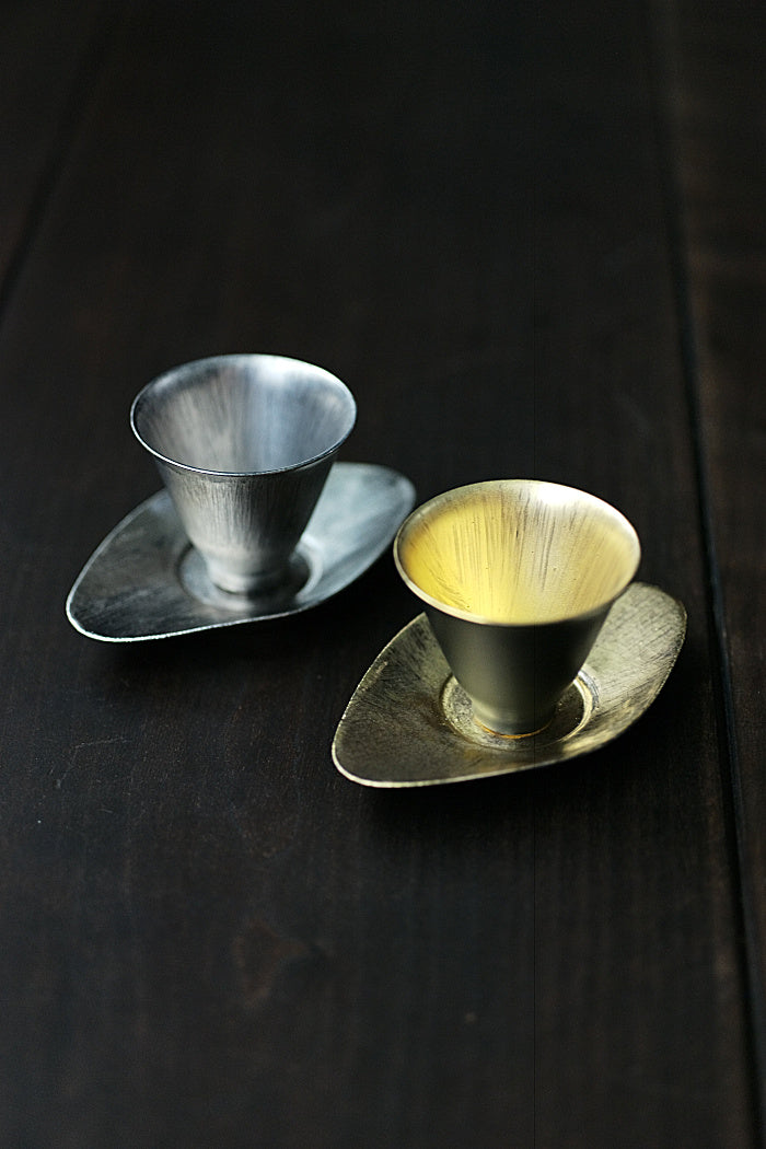 Precious Metal Glazed Douli Teacups