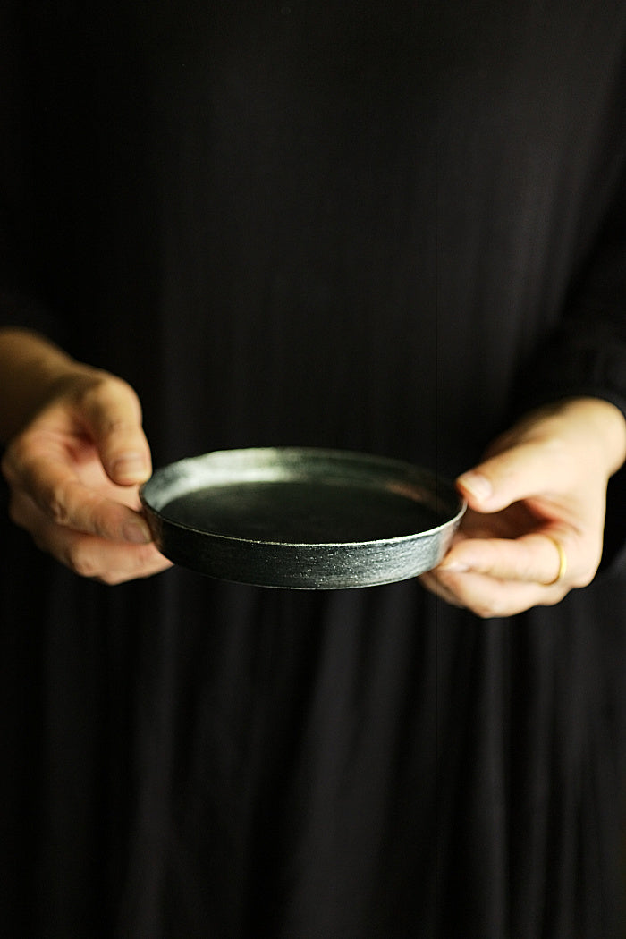 Elegant Simple Hucheng or Teacup Tray, Precious Metals series