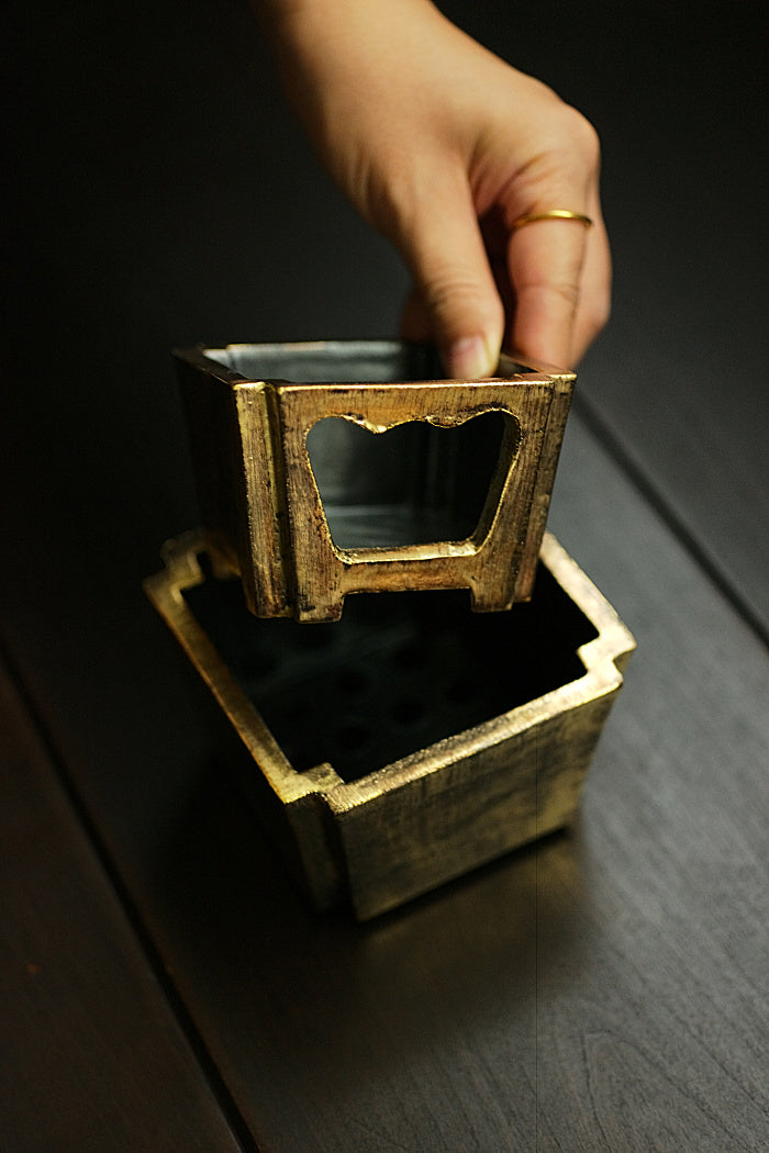 Gold or Silver Packable Fenglu Stove with Pouch