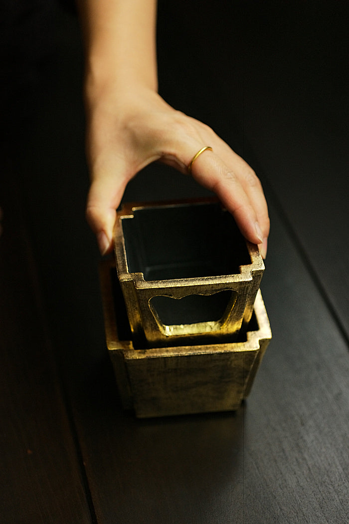 Gold or Silver Packable Fenglu Stove with Pouch