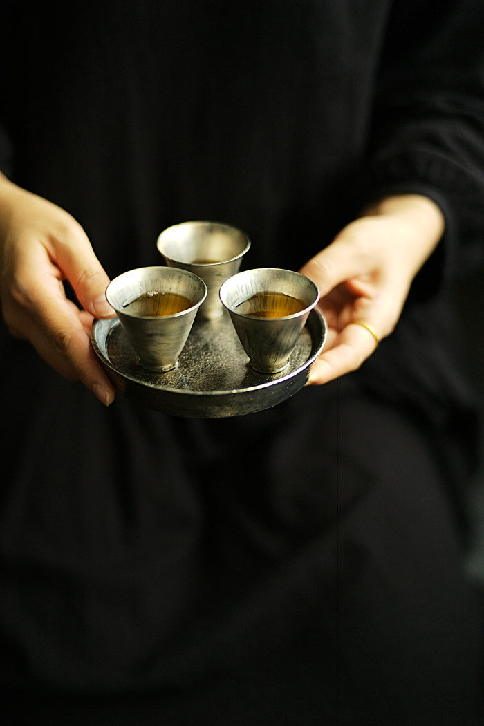 Precious Metal Glazed Douli Teacups