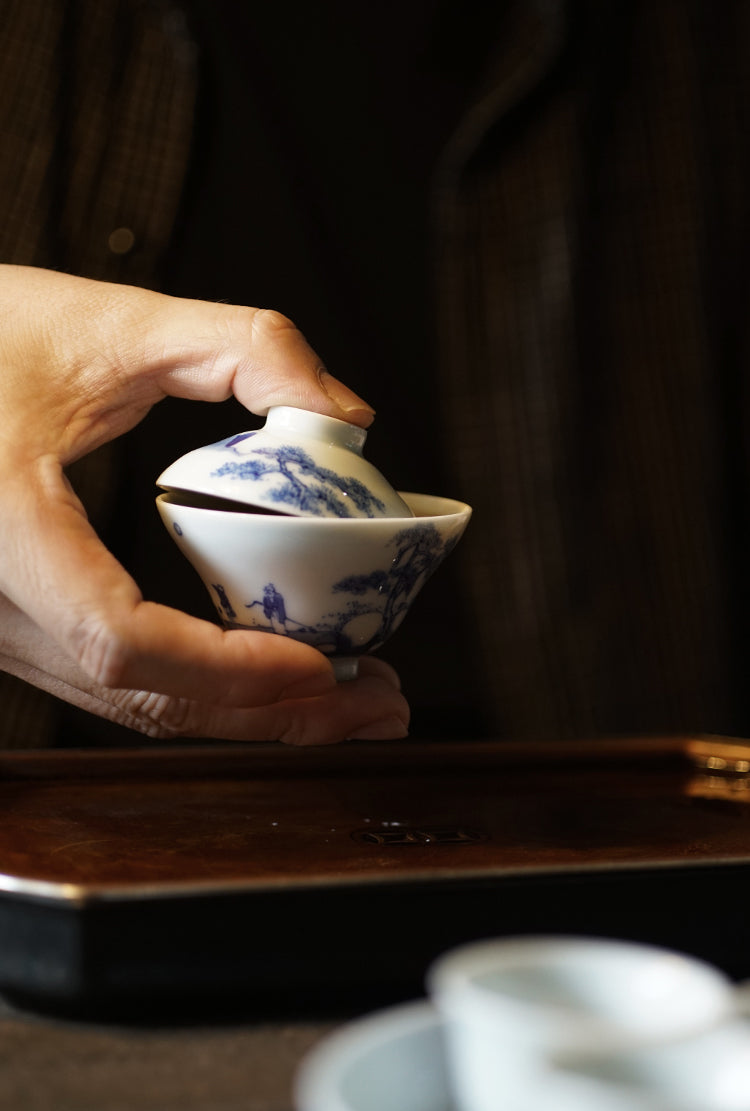 Mini Qinghua Gaiwan - 40ml