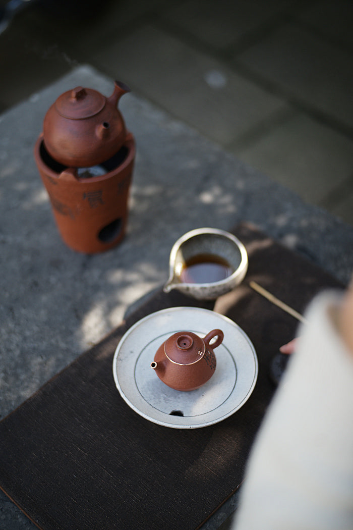 Hui Shan Calligraphy and Copper Teapot #2 by Chengwei