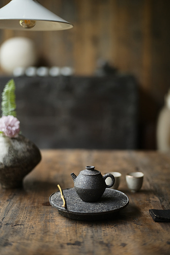 Natural Earth Textured Teapot #3