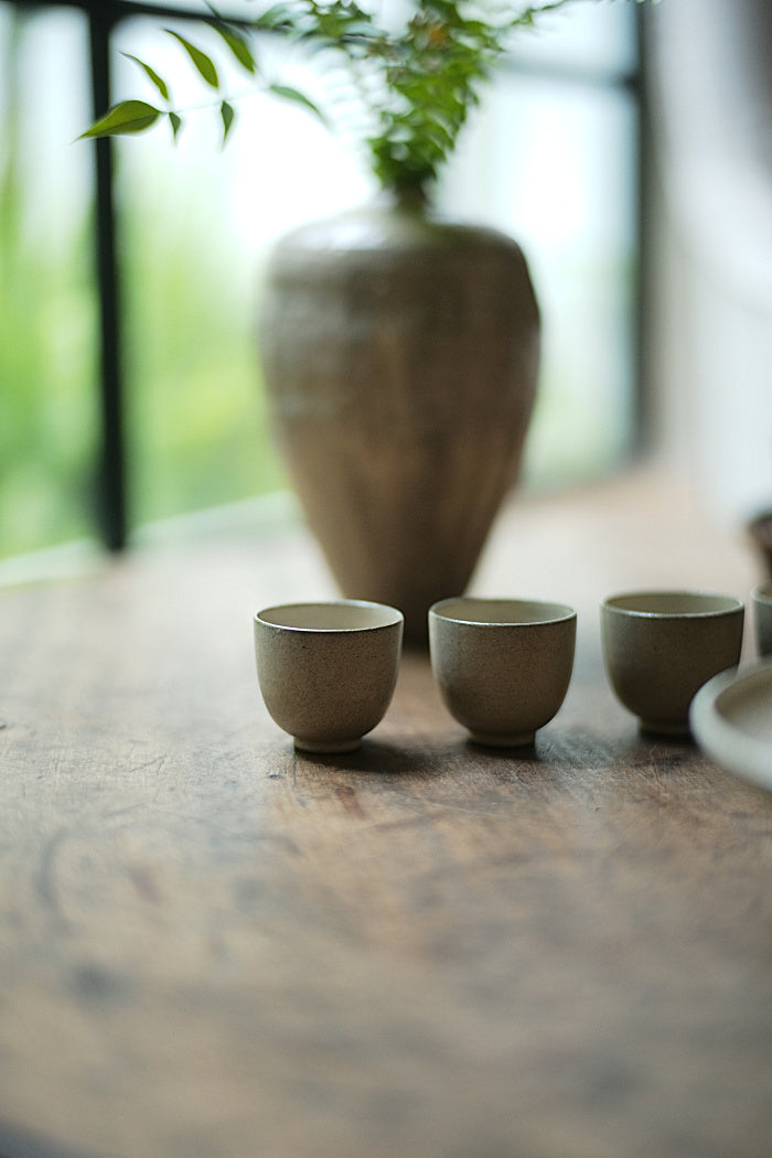 White Fenyin Powder Glazed Teacup
