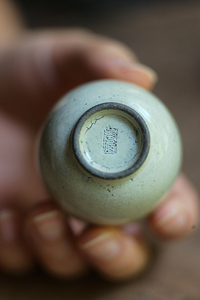 White Fenyin Powder Glazed Teacup