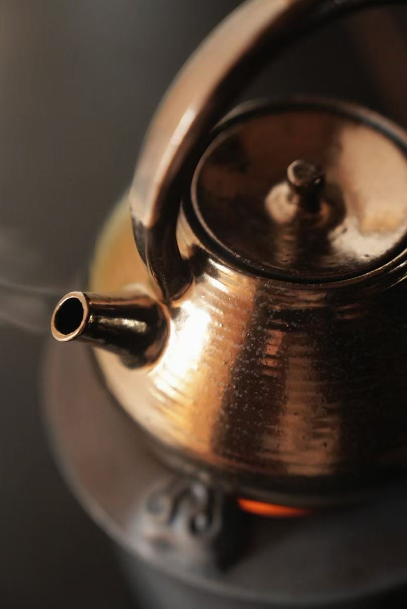 Golden Sunset Tea Kettle #2