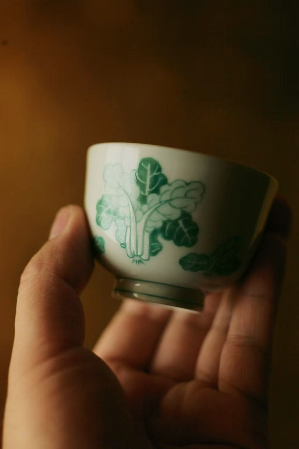 Jade Cabbage Host Teacup