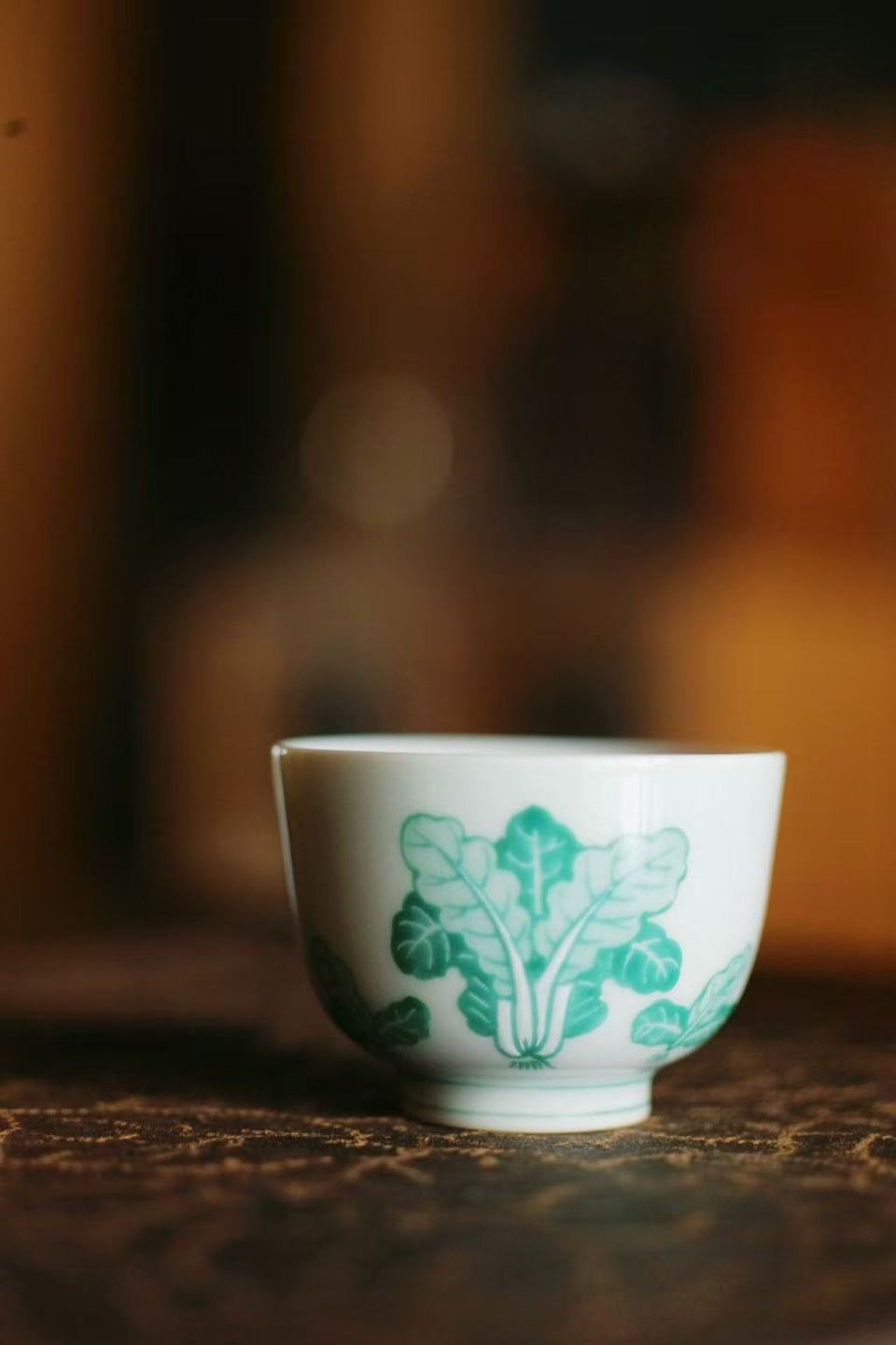 Jade Cabbage Host Teacup