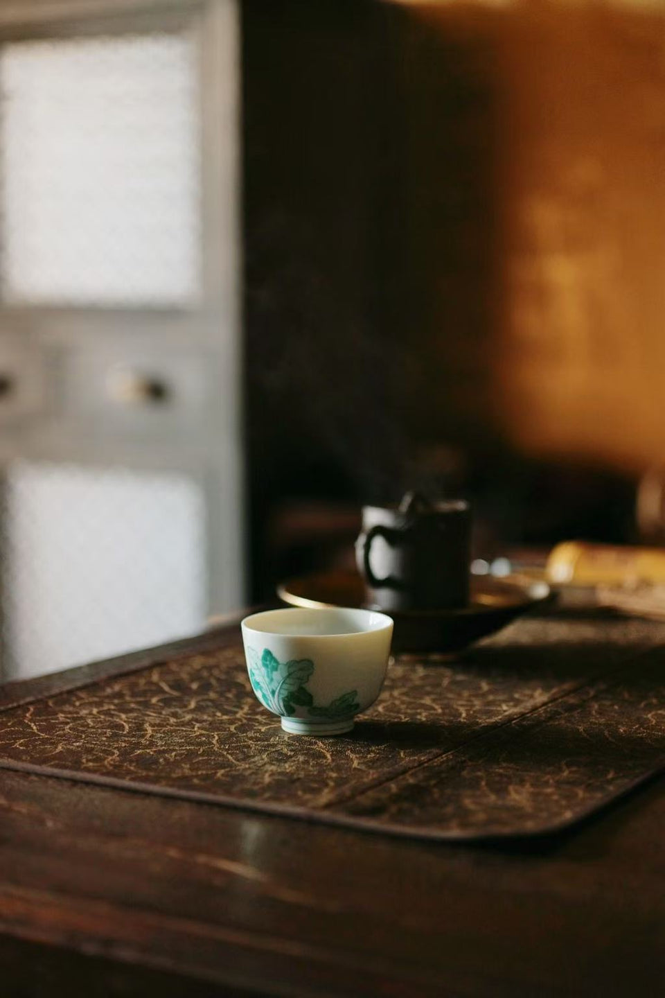 Jade Cabbage Host Teacup