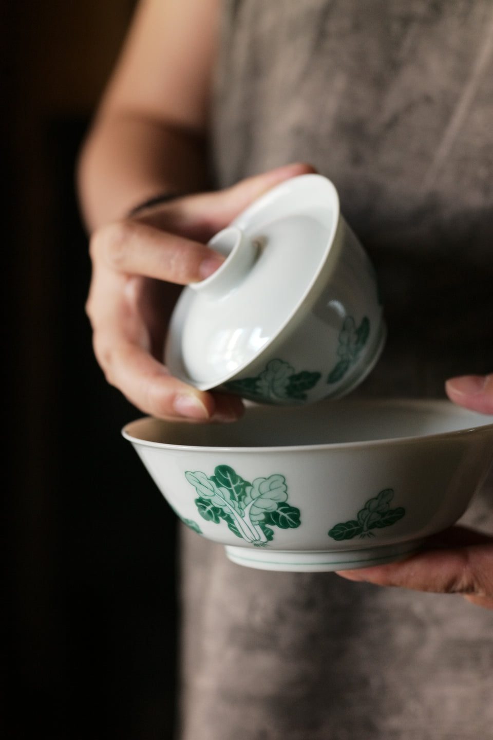 Jade Cabbage Hucheng (Tea Tray)
