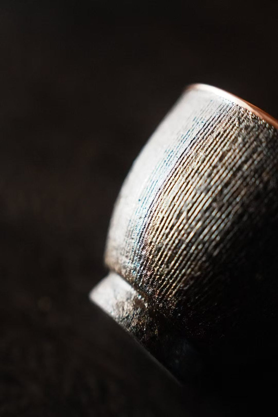 Granite Edge Series Host Teacup with Copper Rim