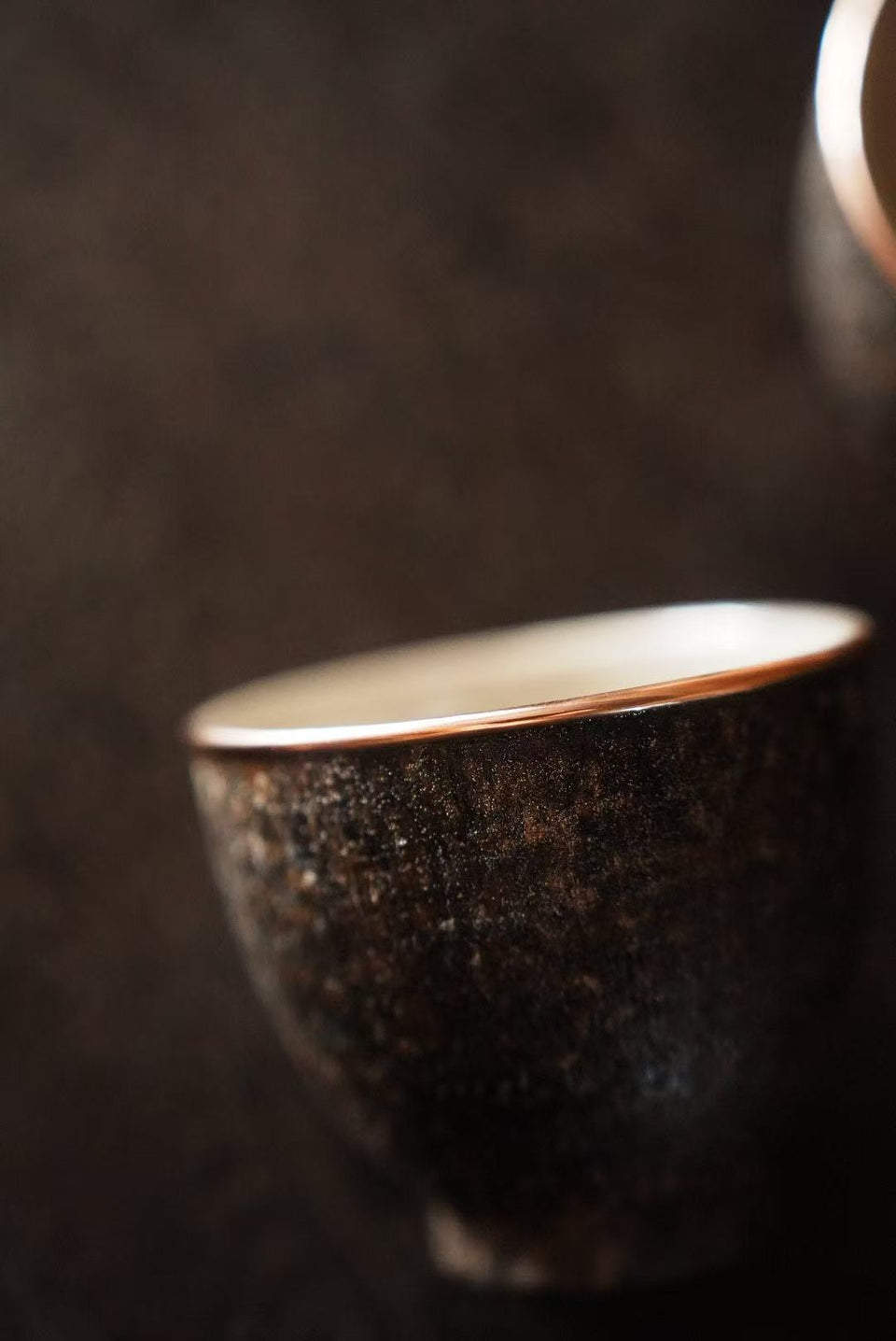 Granite Edge Series Host Teacup with Copper Rim