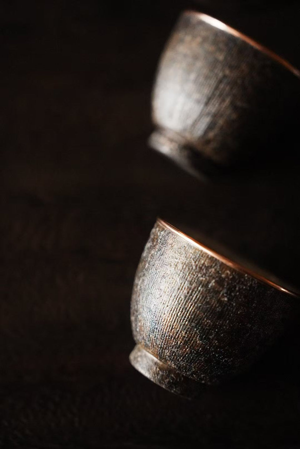 Granite Edge Series Host Teacup with Copper Rim