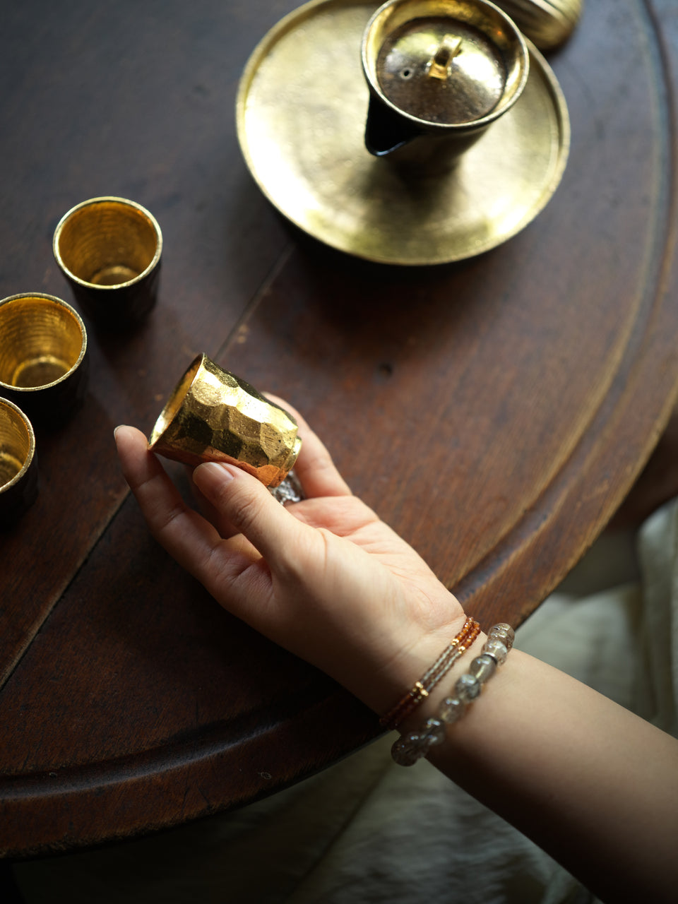 Faceted Onyx Host Cup by Chengwei