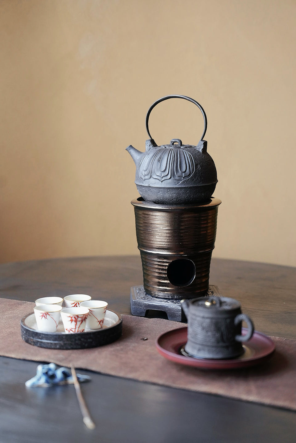 Gold Glaze One-Piece Fenglu Stove
