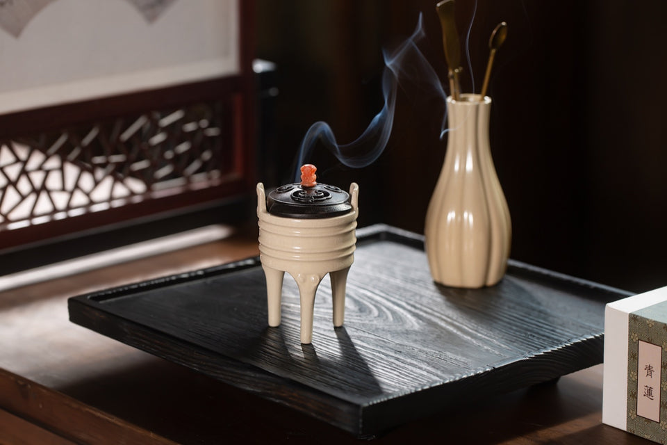 Xuande-Inspired Mini Tripod Incense Burner