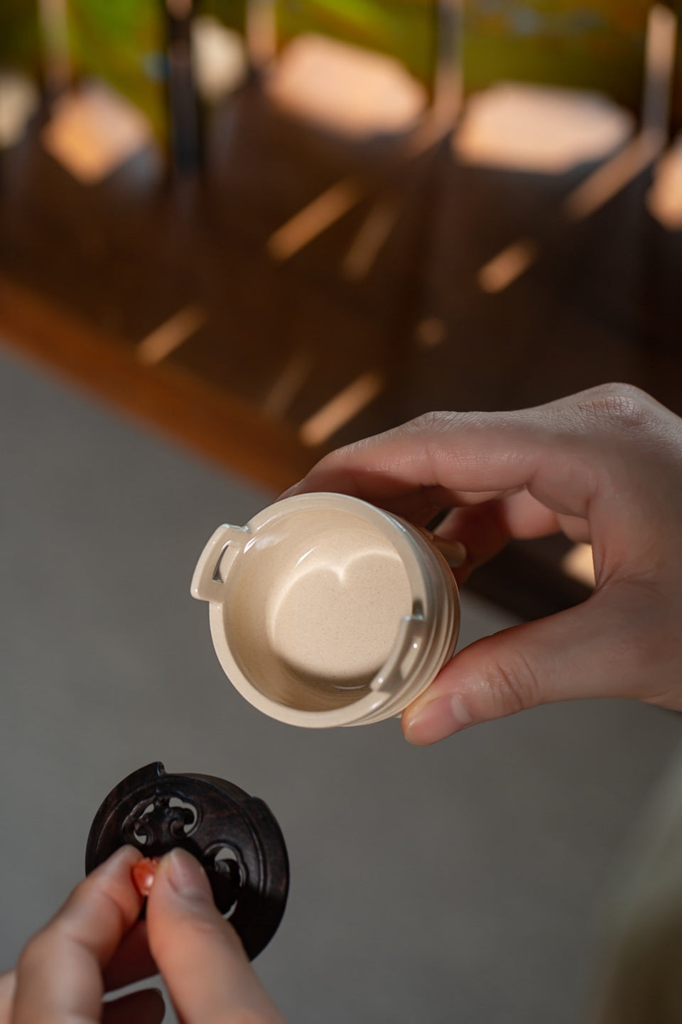 Xuande-Inspired Mini Tripod Incense Burner
