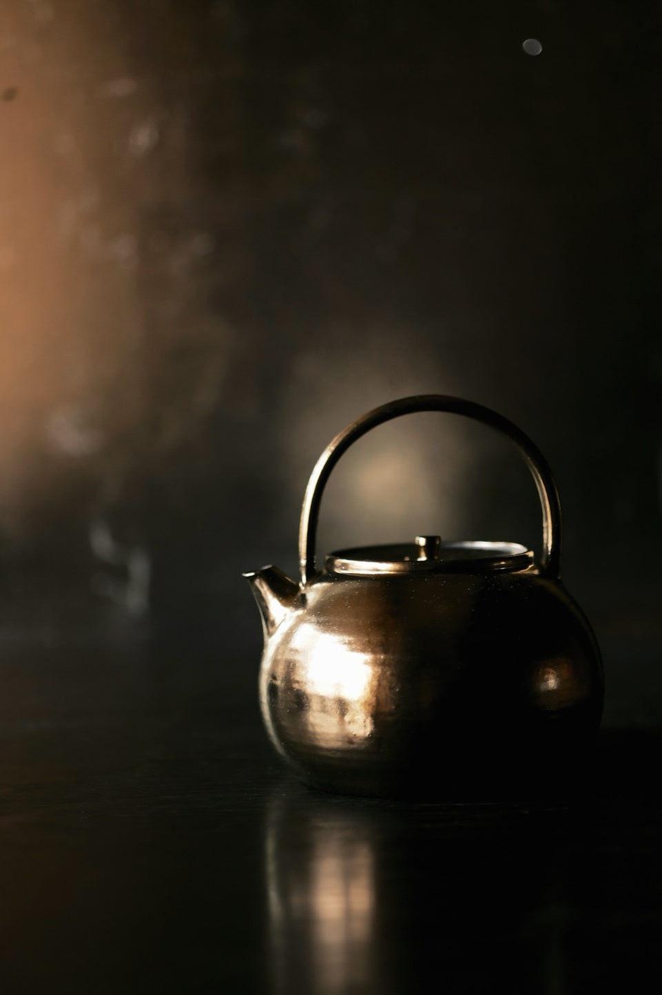 Golden Sunset Tea Kettle