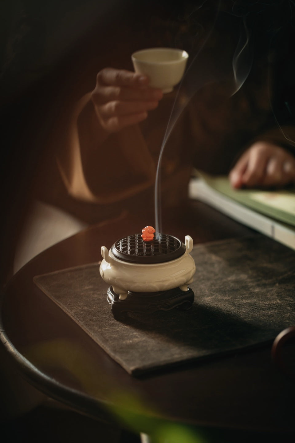 Lotus Petal Incense Burner