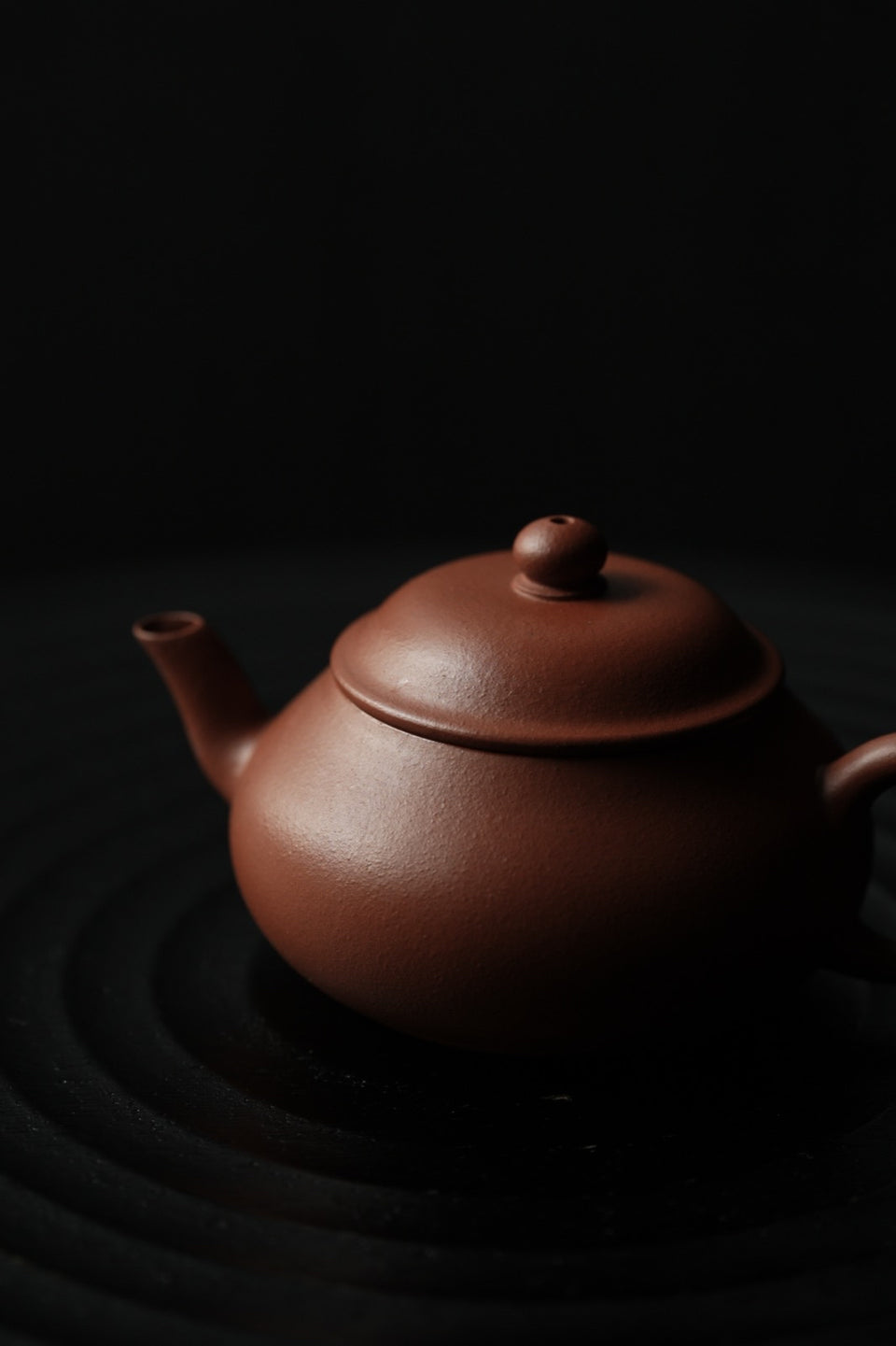 Yixing Zhuni Low Pear Teapot