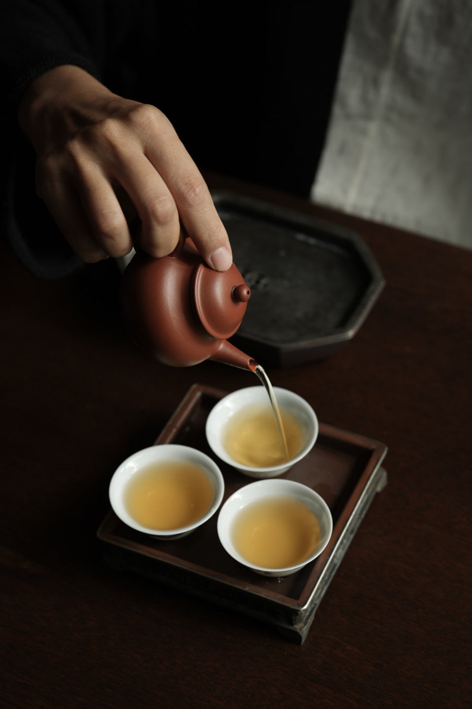 Yixing Zhuni Guava-Shaped Shuiping Teapot 100ml