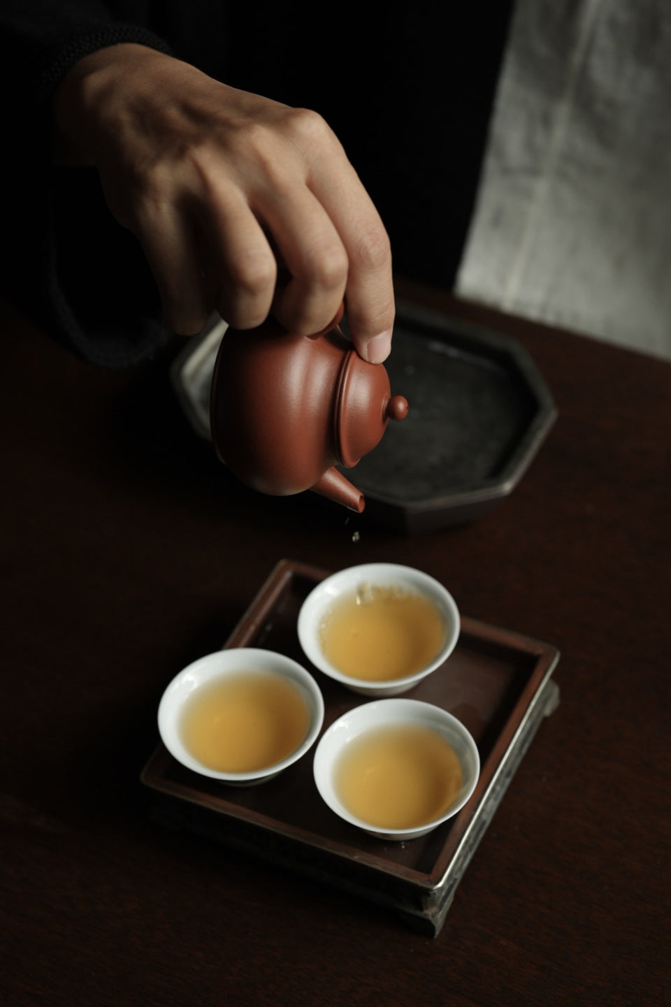 Yixing Zhuni Guava-Shaped Shuiping Teapot 100ml