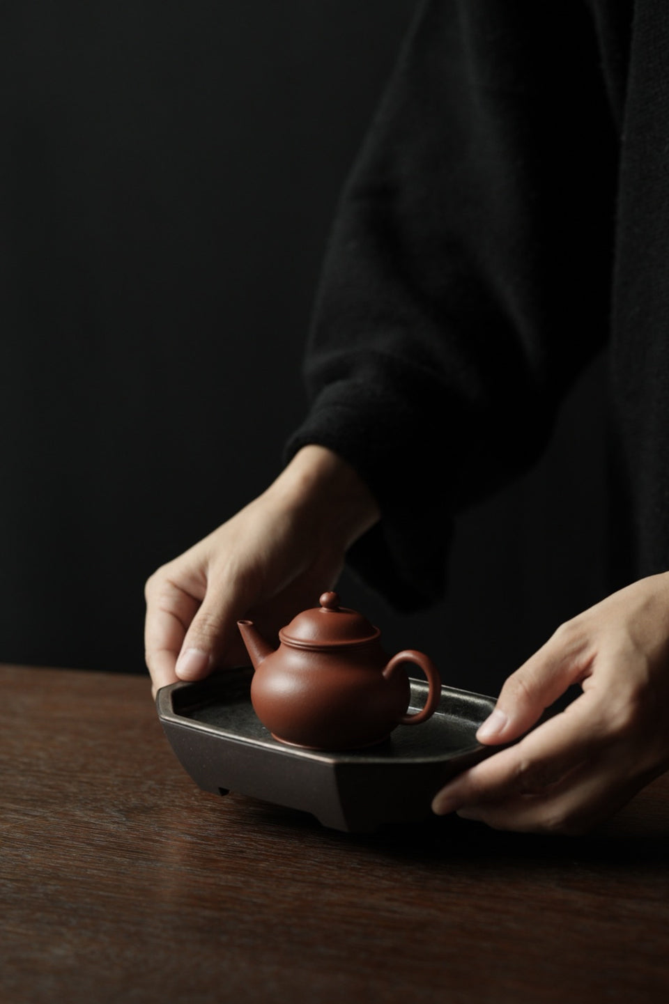 Yixing Zhuni Guava-Shaped Shuiping Teapot 100ml