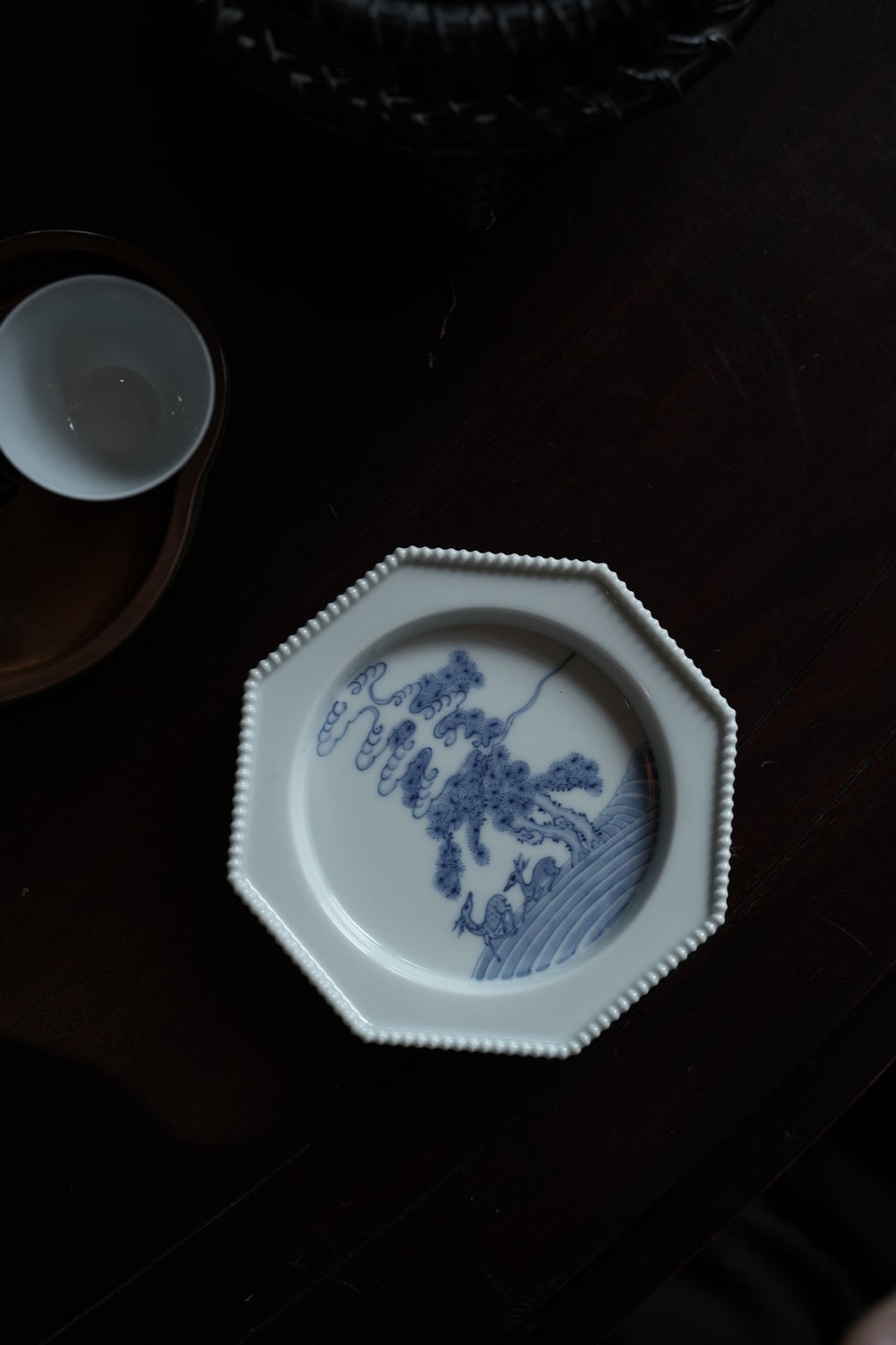 High Mountain Deer Cloud Hucheng Tea Tray