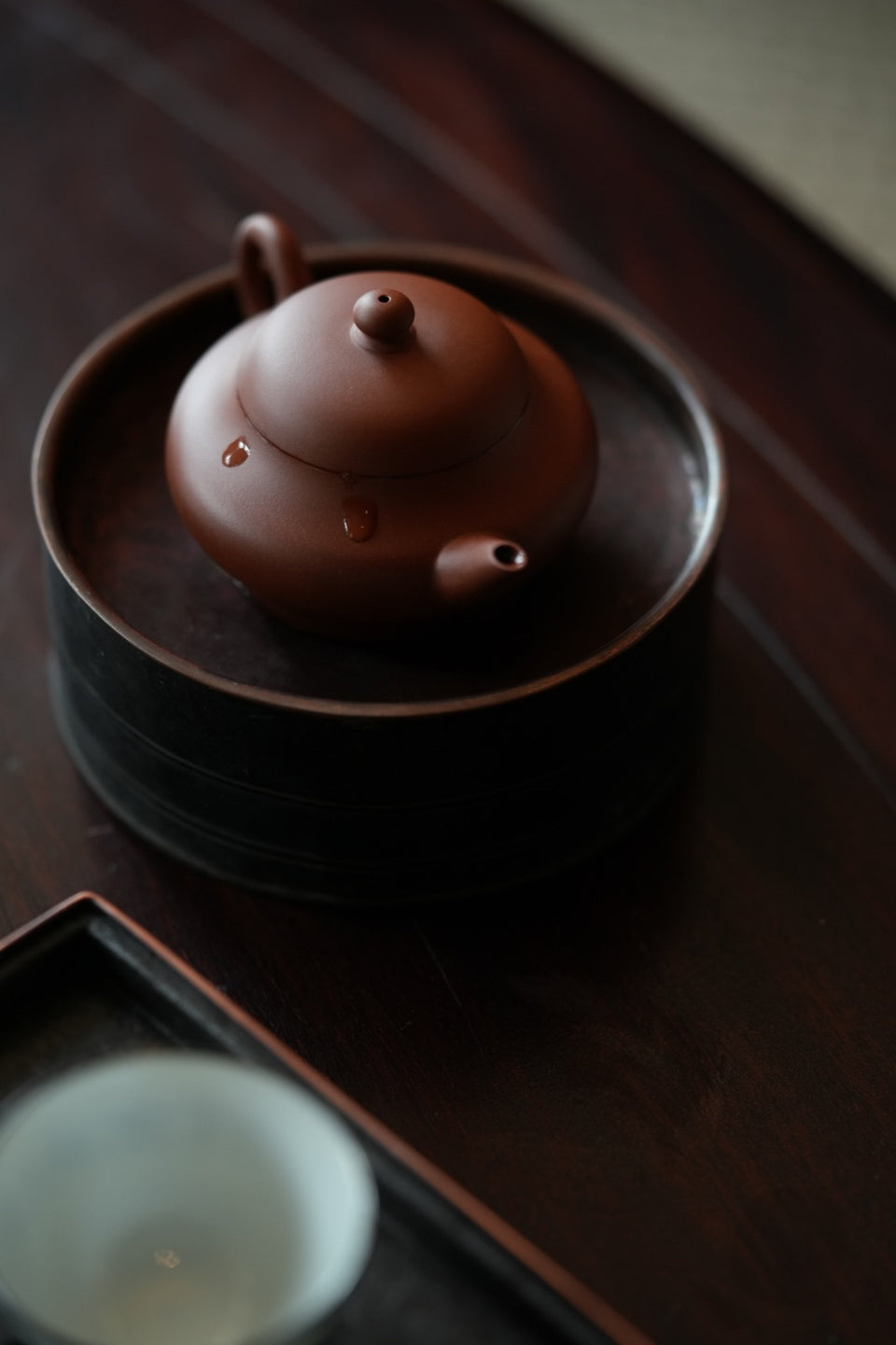 Chaozhou Hand-Thrown Zhuni Shubian Teapot